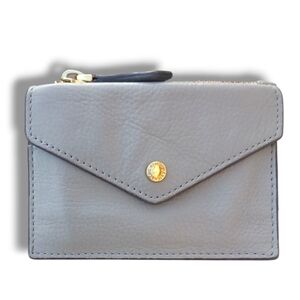 Pre-loved Aimee Kestenberg Gray Leather Cardholder